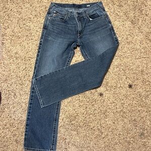 Ariat Men's Jeans Byron M1 Creek Stackable Straight Leg Jeans Size 34x32.